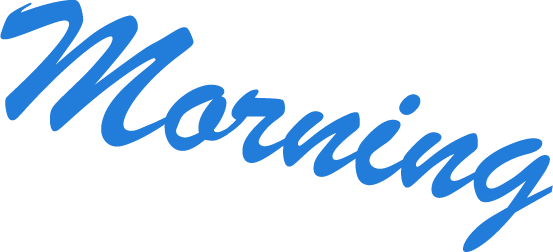 morning文字